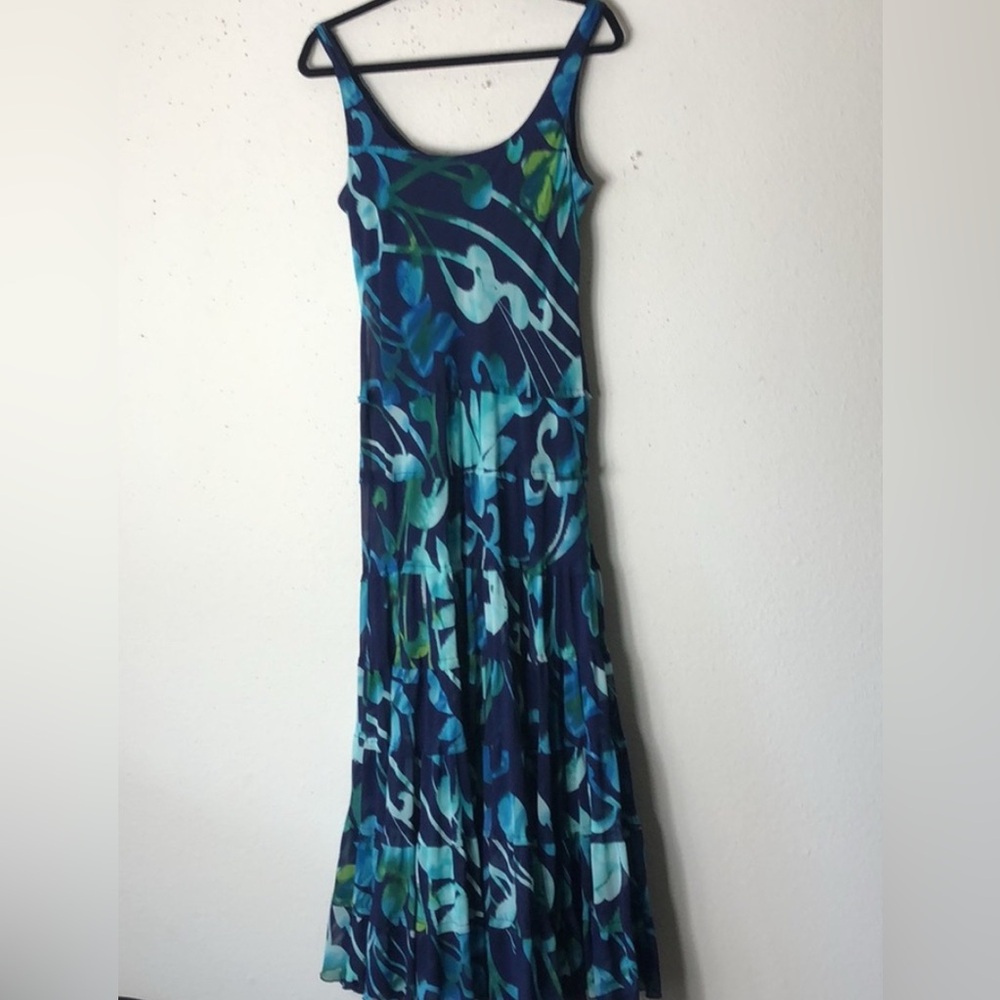 Sleeveless Spring Floral Maxi by Jones New 14